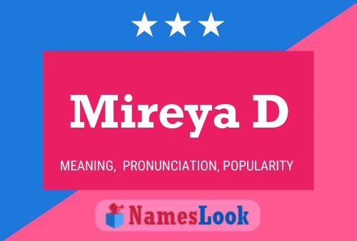 ملصق اسم Mireya D