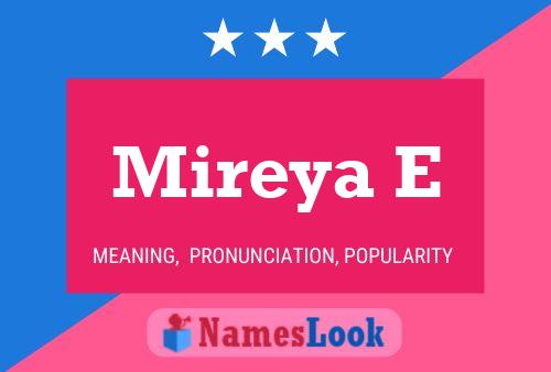 ملصق اسم Mireya E