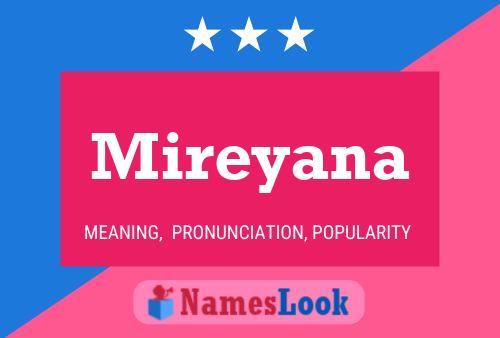 ملصق اسم Mireyana