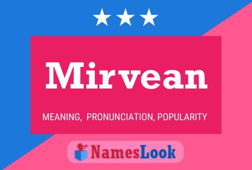 ملصق اسم Mirvean