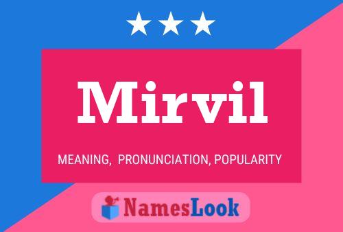 ملصق اسم Mirvil