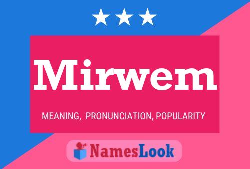 ملصق اسم Mirwem