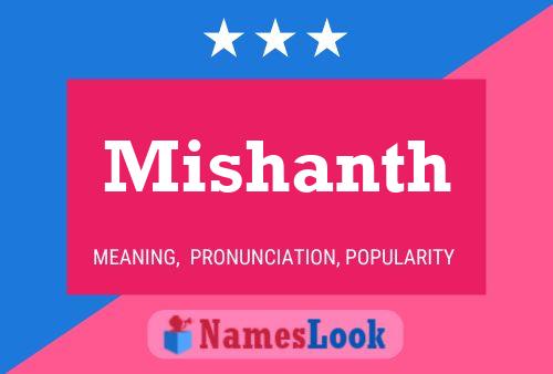 ملصق اسم Mishanth