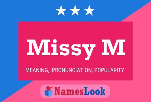 ملصق اسم Missy M