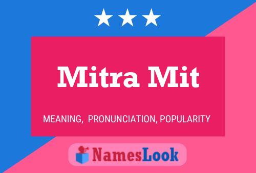 ملصق اسم Mitra Mit