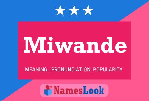 ملصق اسم Miwande