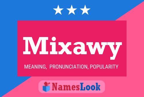 ملصق اسم Mixawy