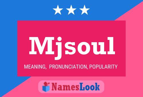 ملصق اسم Mjsoul