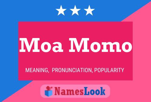 ملصق اسم Moa Momo