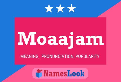 ملصق اسم Moaajam