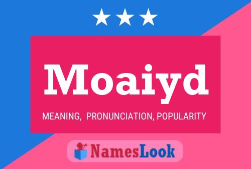 ملصق اسم Moaiyd