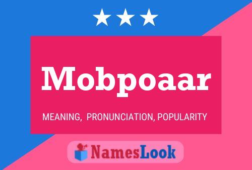 ملصق اسم Mobpoaar