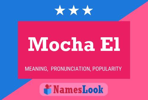 ملصق اسم Mocha El