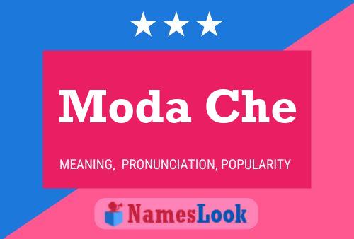 ملصق اسم Moda Che