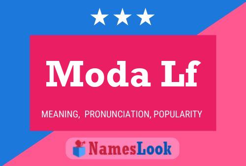 ملصق اسم Moda Lf