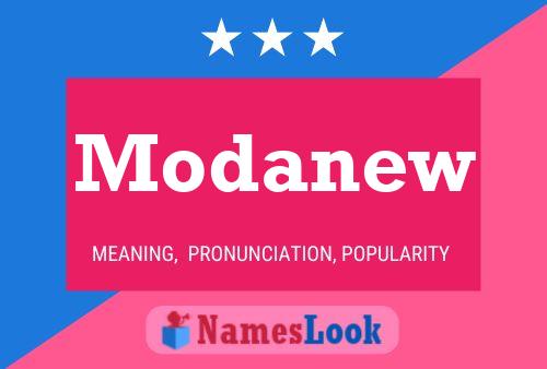 ملصق اسم Modanew