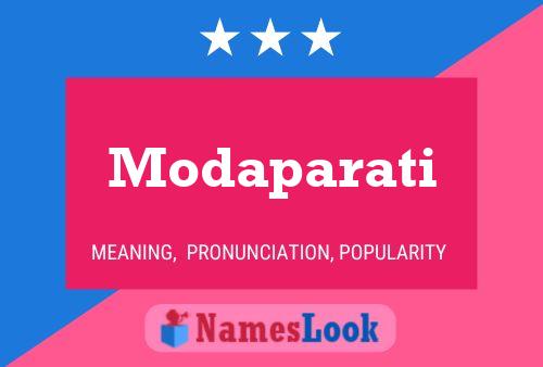 ملصق اسم Modaparati