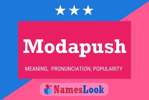 ملصق اسم Modapush