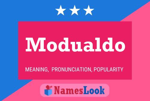 ملصق اسم Modualdo