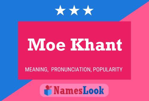 ملصق اسم Moe Khant