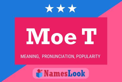 ملصق اسم Moe T