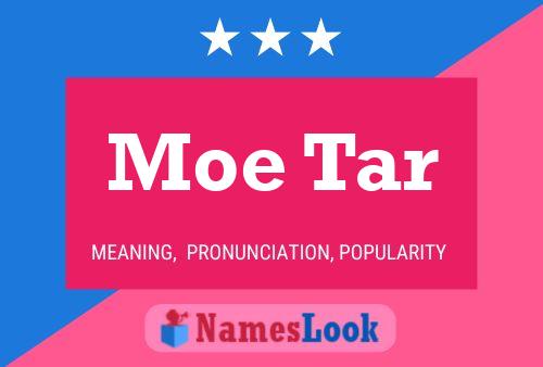 ملصق اسم Moe Tar