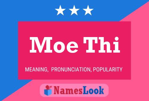 ملصق اسم Moe Thi