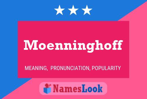 ملصق اسم Moenninghoff