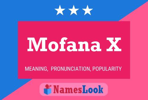 ملصق اسم Mofana X