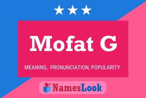 ملصق اسم Mofat G