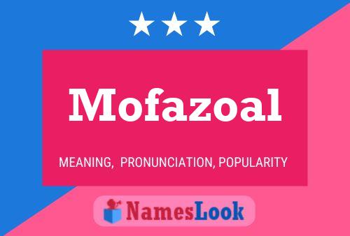 ملصق اسم Mofazoal