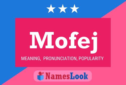 ملصق اسم Mofej