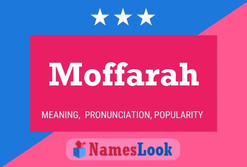 ملصق اسم Moffarah