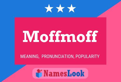 ملصق اسم Moffmoff