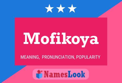 ملصق اسم Mofikoya