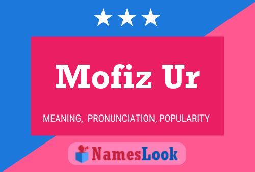 ملصق اسم Mofiz Ur