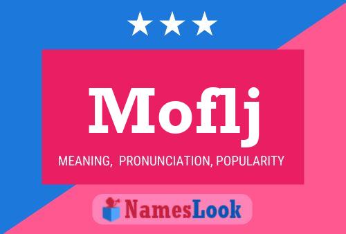 ملصق اسم Moflj