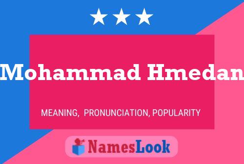 ملصق اسم Mohammad Hmedan