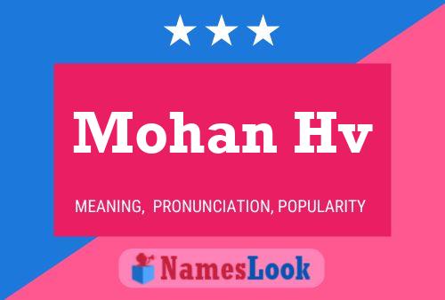 ملصق اسم Mohan Hv