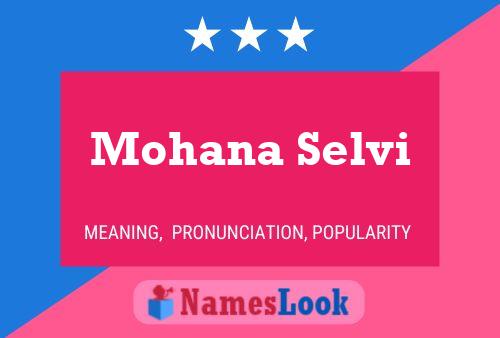 ملصق اسم Mohana Selvi