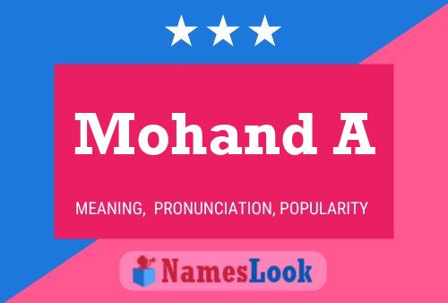 ملصق اسم Mohand A