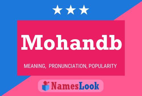 ملصق اسم Mohandb