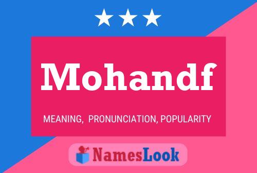 ملصق اسم Mohandf