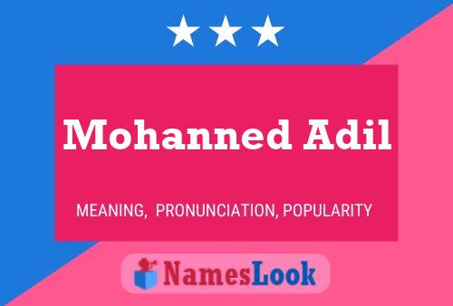 ملصق اسم Mohanned Adil