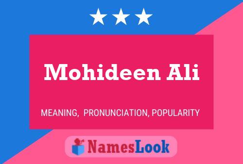 ملصق اسم Mohideen Ali