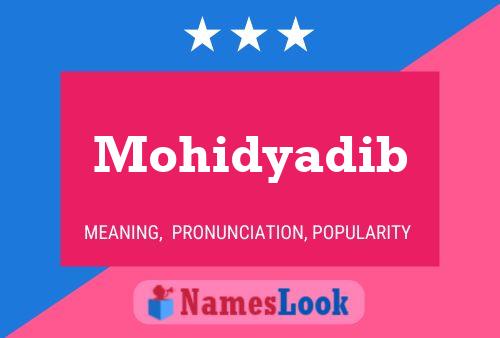 ملصق اسم Mohidyadib