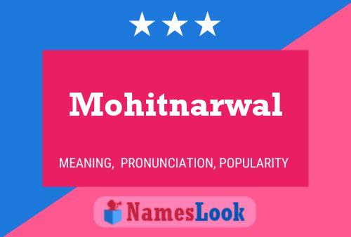 ملصق اسم Mohitnarwal