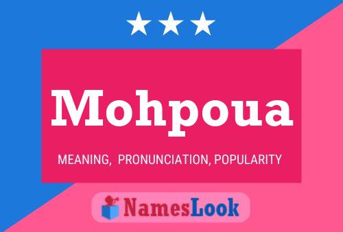 ملصق اسم Mohpoua