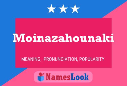 ملصق اسم Moinazahounaki