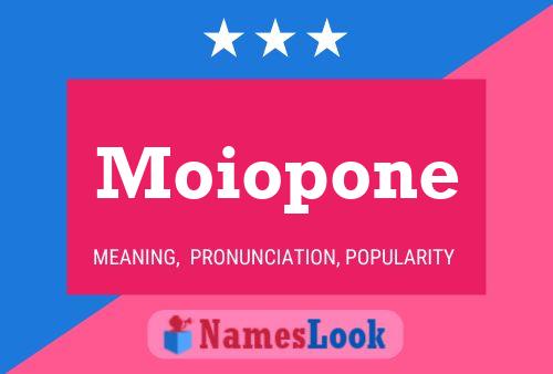 ملصق اسم Moiopone